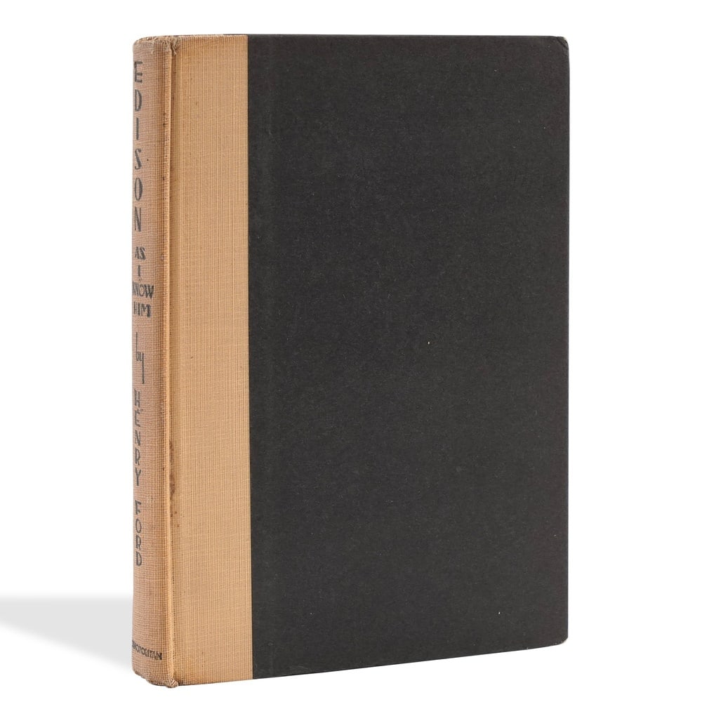 HENRY FORD SIGNED "EDISON AS I KNOW HIM" (1 of 5)