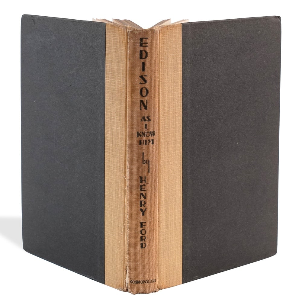 HENRY FORD SIGNED "EDISON AS I KNOW HIM" - 5