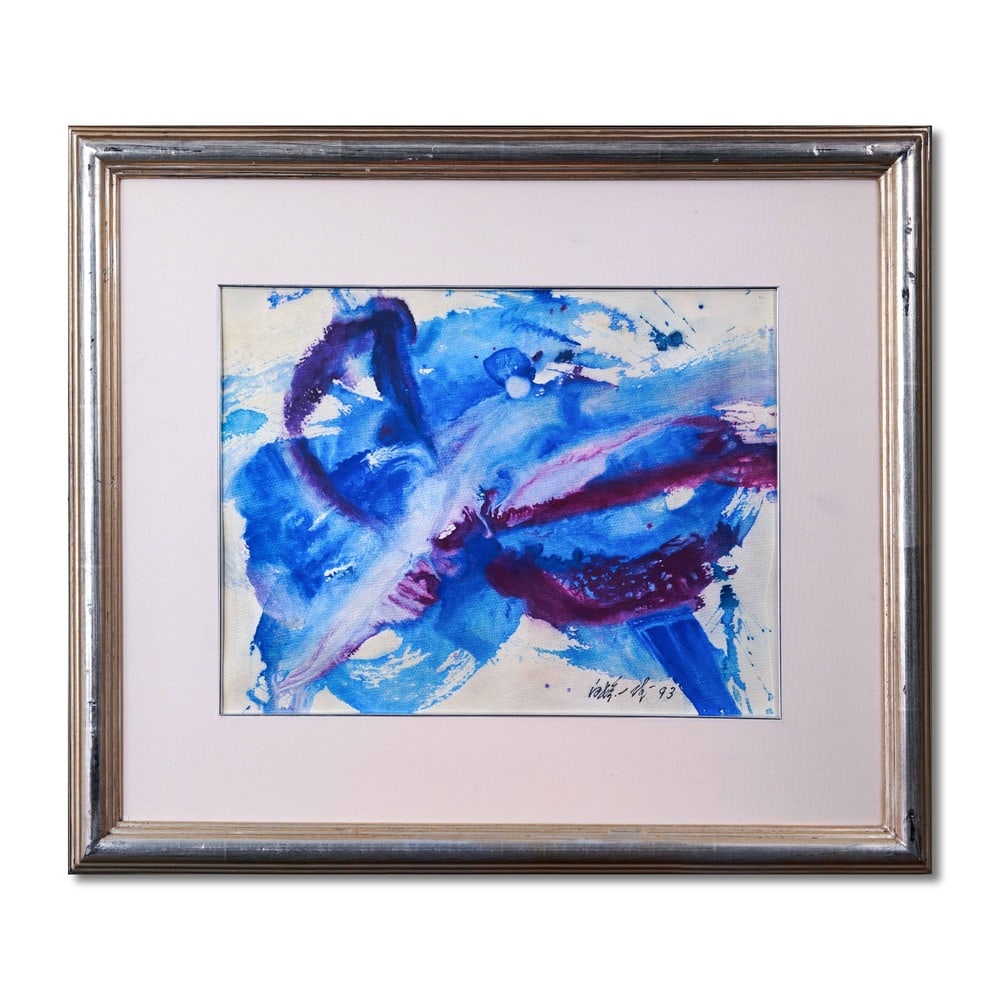 KAZUO SHIRAGA (1924-2008), ATTRIBUTED TO, GOUACHE ON PAPER (1 of 3)
