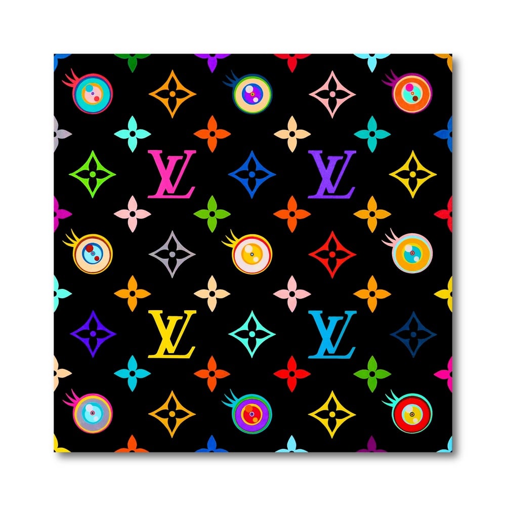 TAKASHI MURAKAMI (B.1962), ATTRIBUTED TO, ACRYLIC ON CANVAS: Image Dimensions: 39 3/8 x 39 3/8 in. (100 x 100 cm) Signed on the verso This painting comes with COA. Takashi Murakami is among the most influential figures in 21st-century visual culture. With a