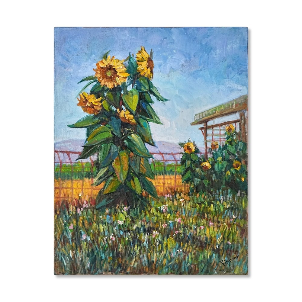 VINCENT VAN GOGH (1853-1890), ATTRIBUTED TO, OIL ON CANVAS: Signed (lower right) Image Dimensions: 28 x 21 3/4 in (71 x 55.3 cm) This painting comes with COA. Vincent van Gogh is universally regarded as one of the greatest painters in the history of Western