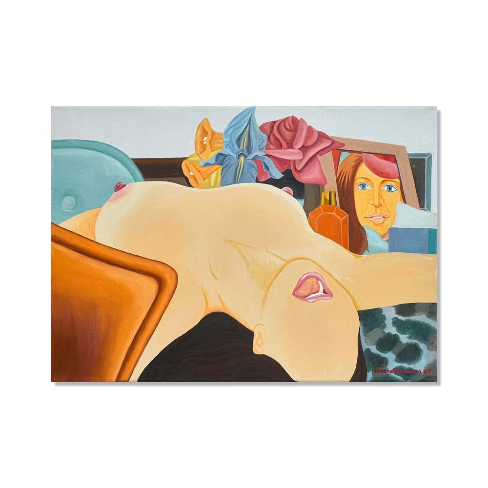 TOM WESSELMANN (1931-2004), ATTRIBUTED TO, ACRYLIC ON CANVAS: Signed (lower right) Image Dimensions: 19 3/4 x 27 1/2 in (50 x 70 cm) This painting comes with COA. Tom Wesselmann was a central figure in American Pop Art, known for his bold reinterpretation of the