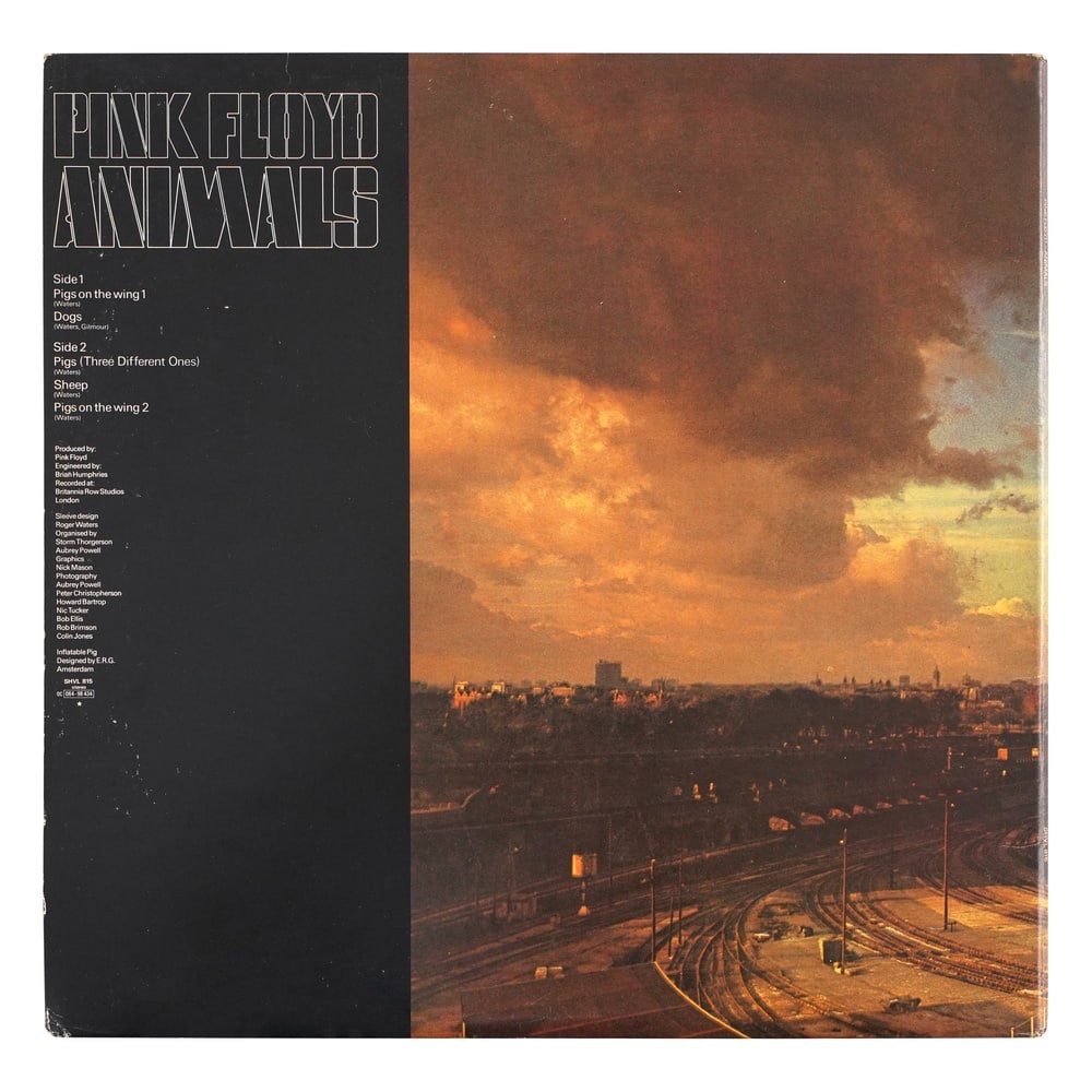 PINK FLOYD FULLY SIGNED ANIMALS LP - 2