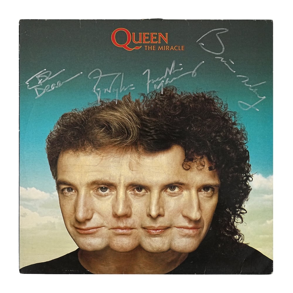 QUEEN FULLY SIGNED 1989 "THE MIRACLE" LP - 2