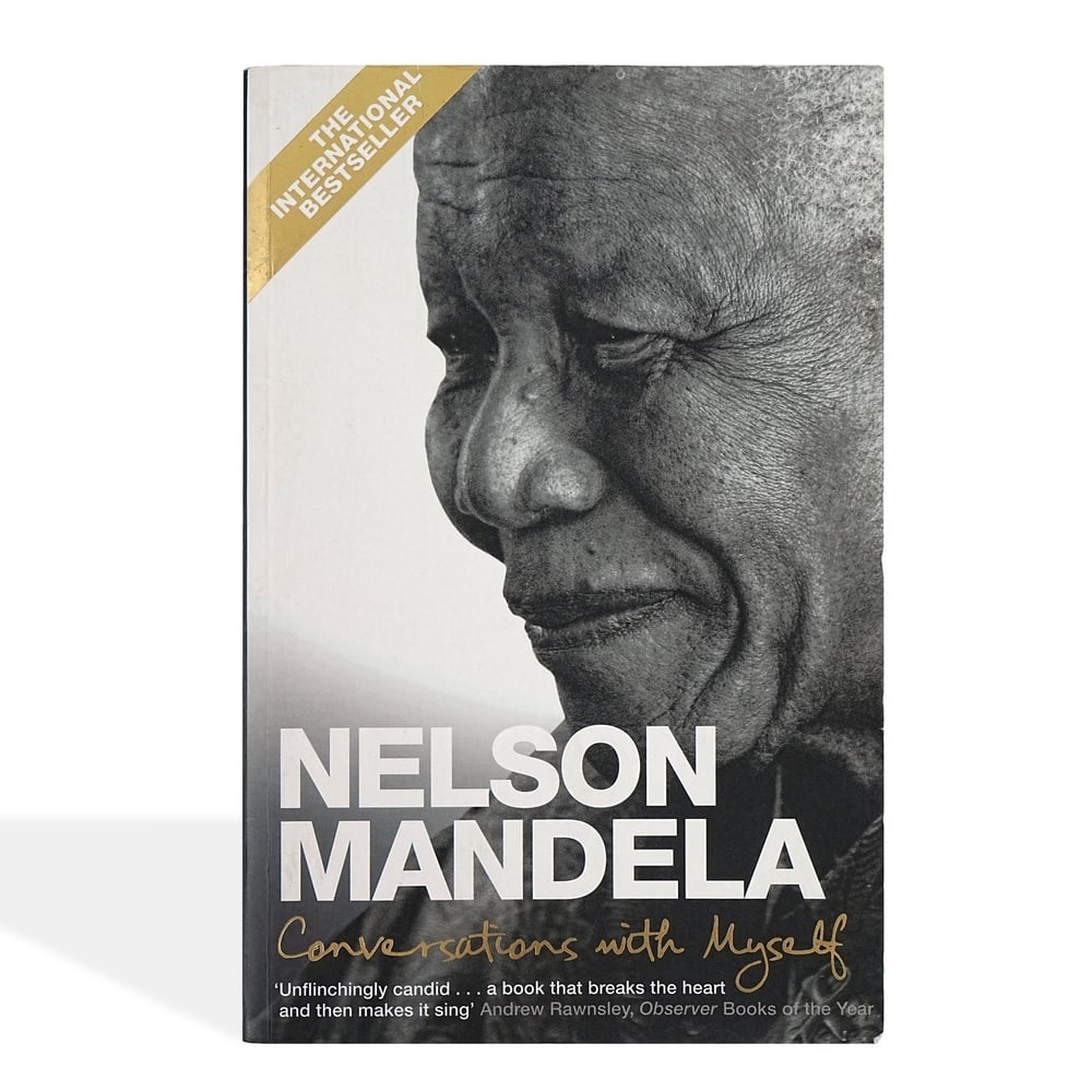 NELSON MANDELA SIGNED "CONVERSATIONS WITH MYSELF" BOOK: 9 1/4 x 6 1/8 in (23.4 x 15.4 cm) Provenance and Authentication: According to the Letter of Authenticity (LOA) and Certificate of Authenticity (COA) provided by the consignor, this collectible was