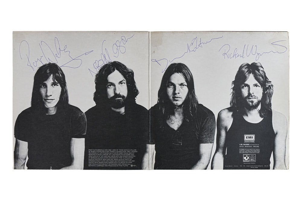 PINK FLOYD FULLY SIGNED "MEDDLE" LP - 3