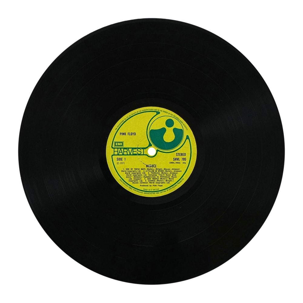 PINK FLOYD FULLY SIGNED "MEDDLE" LP - 7