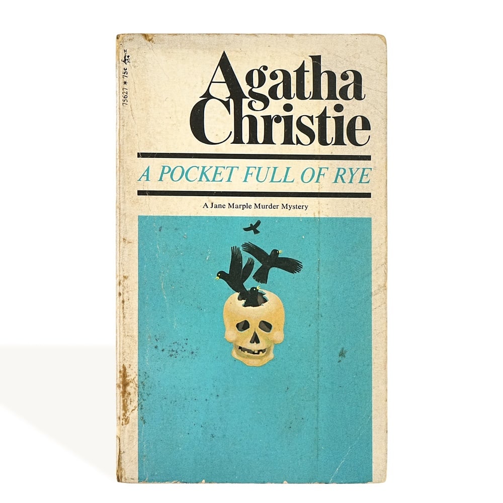 AGATHA CHRISTIE SIGNED "A POCKET FULL OF RYE" BOOK: 7 x 4 1/4 in (17.8 x 10.8 cm) Provenance and Authentication: According to the Letter of Authenticity (LOA) and Certificate of Authenticity (COA) provided by the consignor, this collectible was