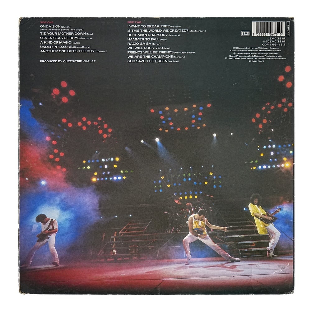 QUEEN FULLY SIGNED "LIVE MAGIC" LP - 4