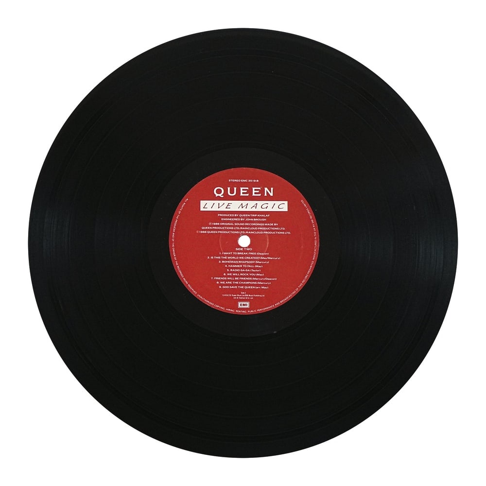 QUEEN FULLY SIGNED "LIVE MAGIC" LP - 8