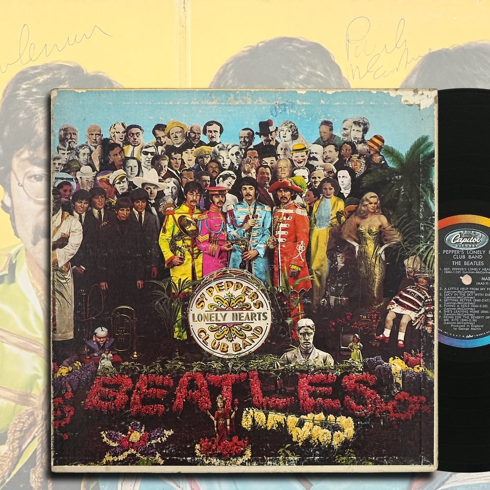 THE BEATLES FULLY SIGNED 1967 "SGT. PEPPER'S LONELY HEARTS CLUB BAND" LP (1 of 8)