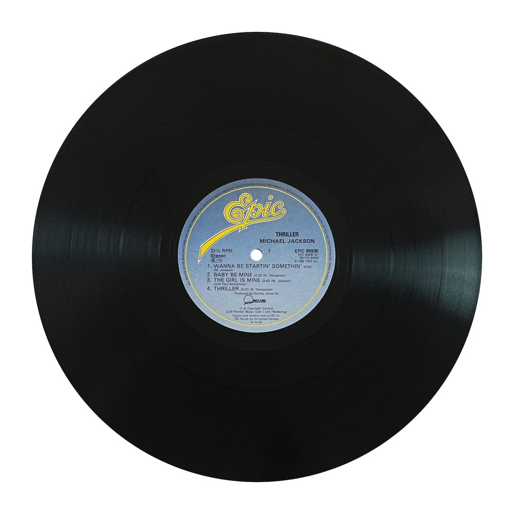 MICHAEL JACKSON SIGNED "THRILLER" LP - 7
