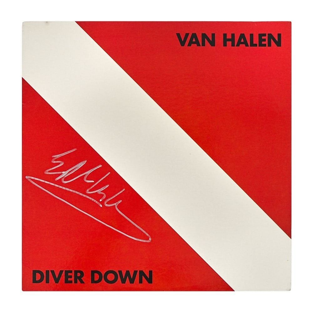 VAN HALEN SIGNED "DIVER DOWN" LP - 2