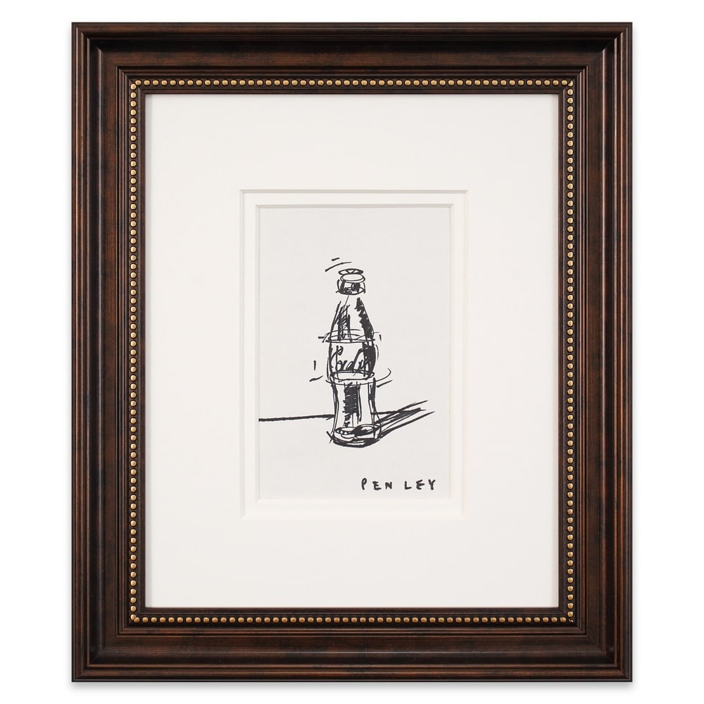 STEVE PENLEY SIGNED DRAWING: Image Dimensions: 8 1/8 x 5 1/4 in (20.6 x 13.3 cm) Framed Dimensions: 18 1/4 x 15 3/8 in (46.5 x 39 cm) Provenance and Authentication: According to the Letter of Authenticity (LOA) and Certificate