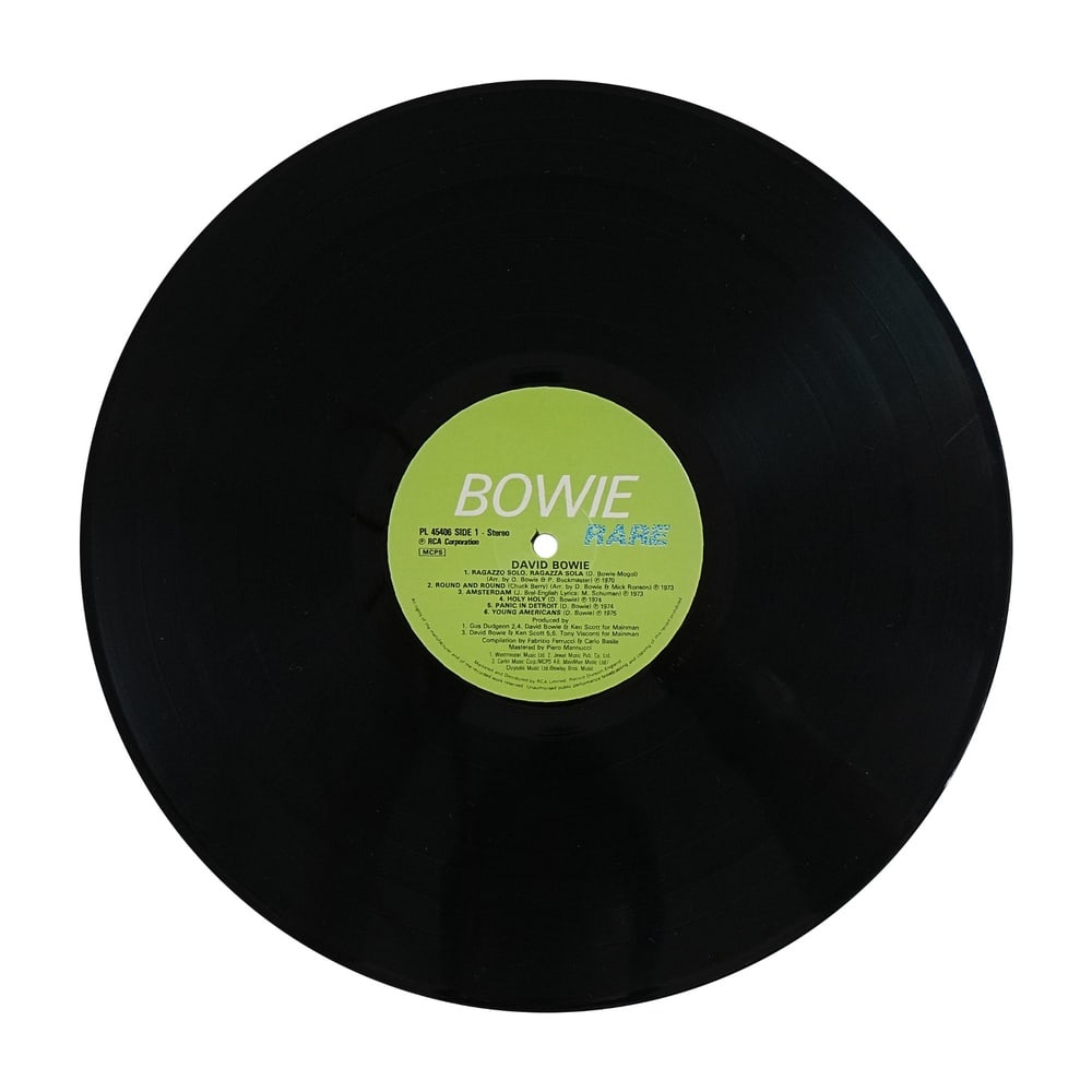 DAVID BOWIE SIGNED "BOWIE RARE" LP - 6