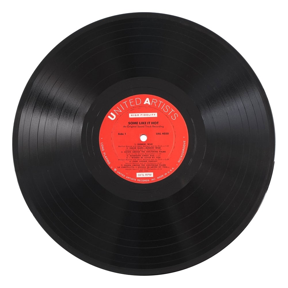 MARILYN MONROE SIGNED "SOME LIKE IT HOT" LP - 3