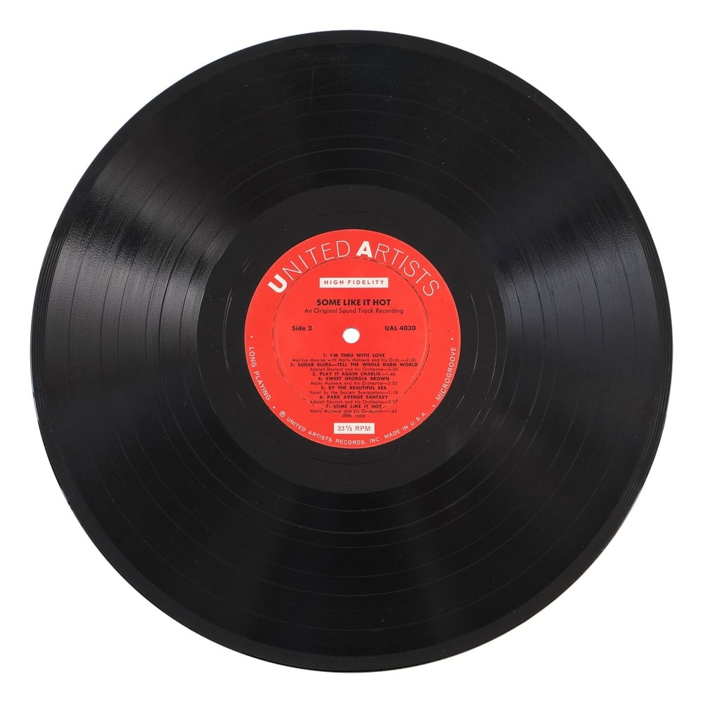 MARILYN MONROE SIGNED "SOME LIKE IT HOT" LP - 4