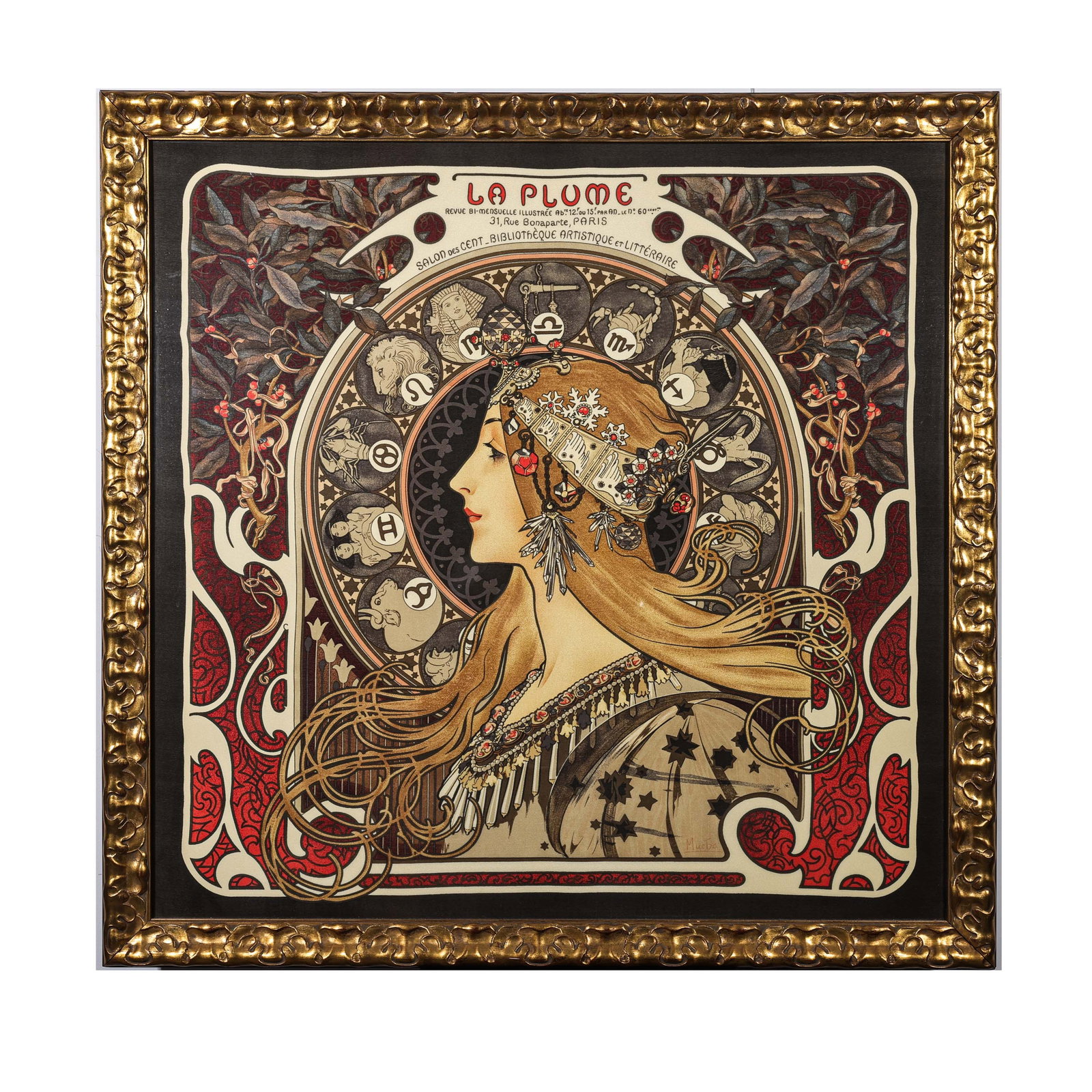 Mucha Zodiac Scarf