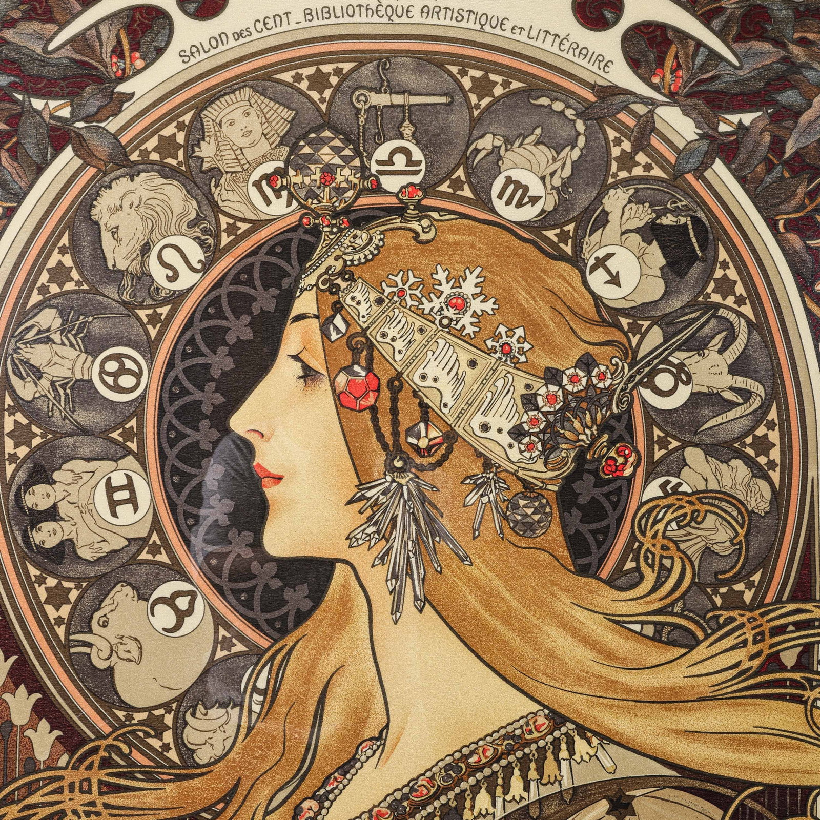 Mucha Zodiac Scarf - 4