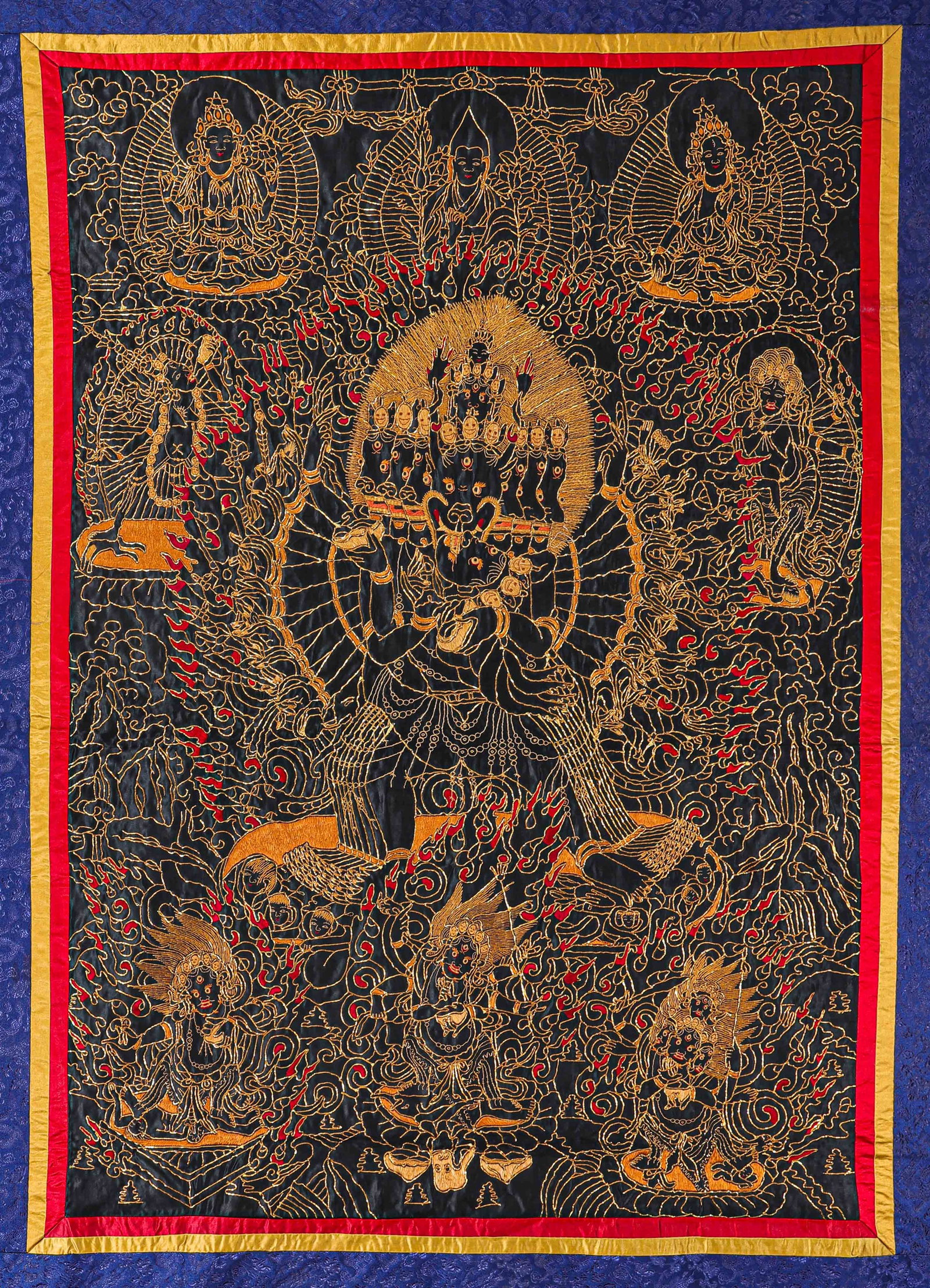 Chinese Ming Dynasty Buddhist Thangka (1 of 7)