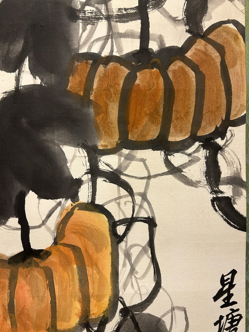 Pumpkin by Qi Baishi - 4