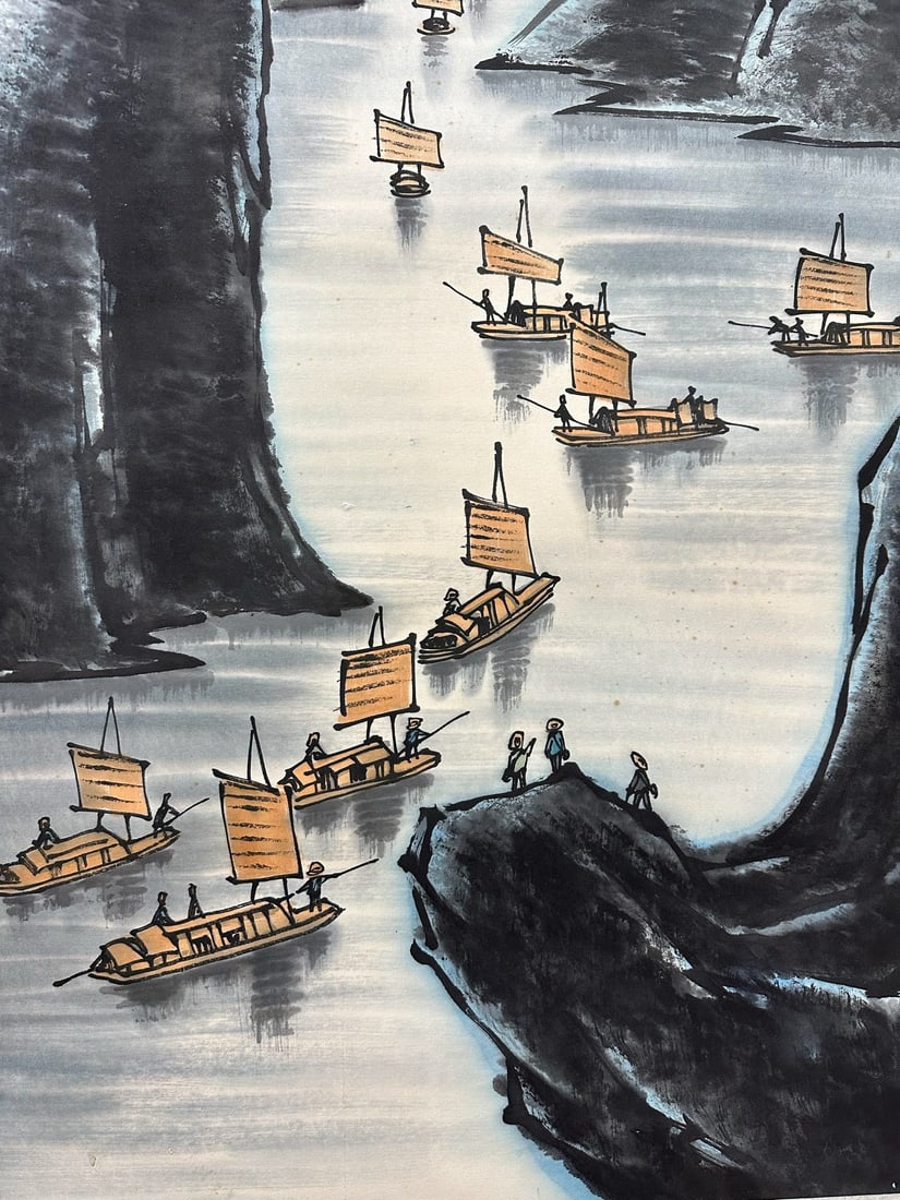 Landscape by Li Keran - 7