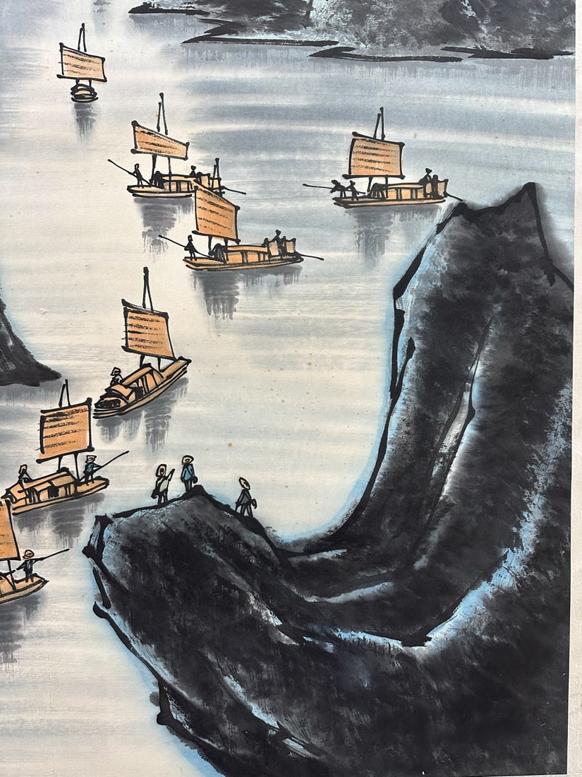 Landscape by Li Keran - 8
