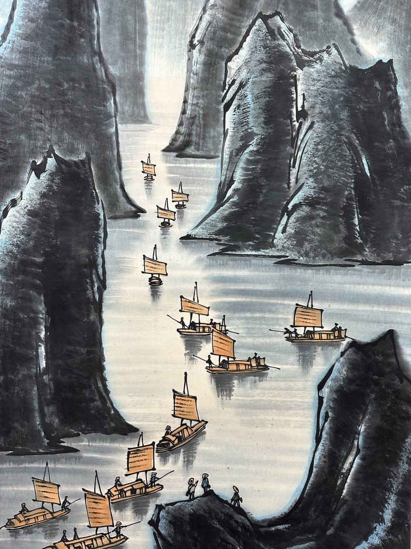 Landscape by Li Keran - 9
