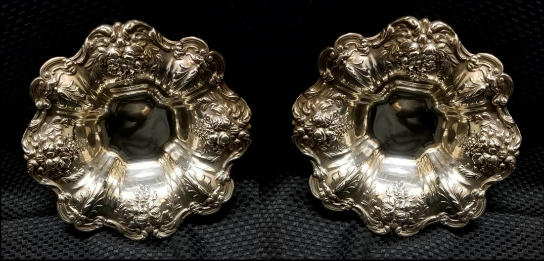 sterling bowl pair Reed and Barton bowls makers mark (1 of 3)