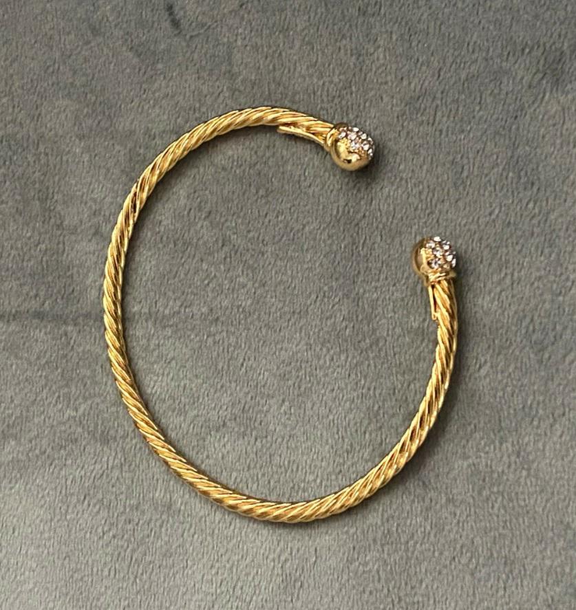 18k gold bangle David Yurman Solari (1 of 6)