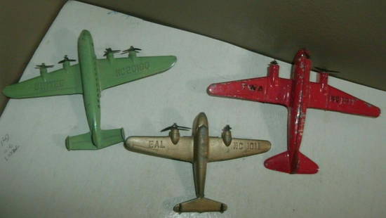 Tootsietoy 1930's Airplane's (3): 1930 Tootsietoy Airplane's (3)