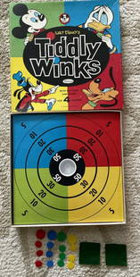 1963 TIDDLY WINKS MICKEY MOUSE & Friends DISNEY GAME: 1963 TIDDLY WINKS MICKEY MOUSE & Friends DISNEY GAME with Original Box
