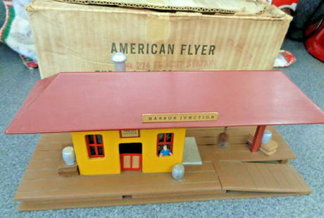 AMERICAN FLYER #274 Mini Craft Harbor Junction Freight: American Flyer #274 Mini Craft Harbor Junction Freight Station 1953
