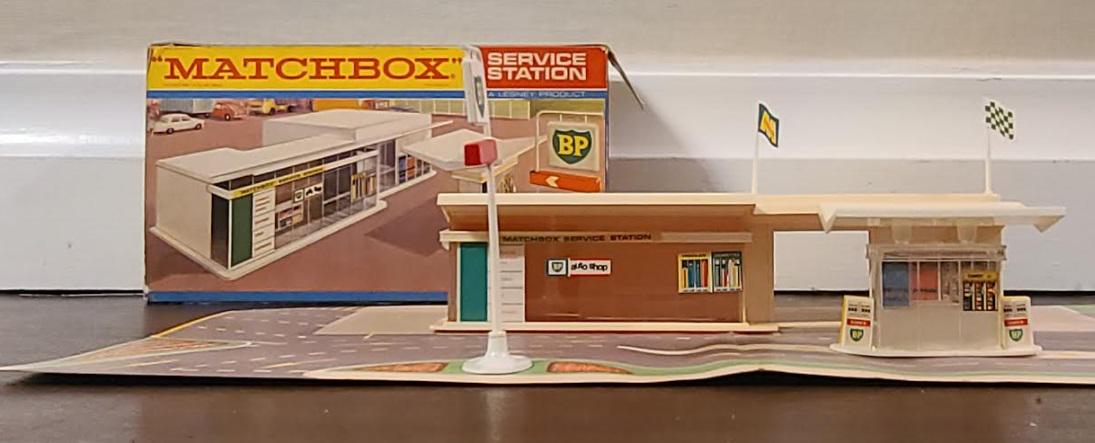 1965 Matchbox Lesney Superfast Bp Service Station With