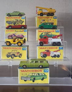 Matchbox Lensey superfast cars with original box Highly