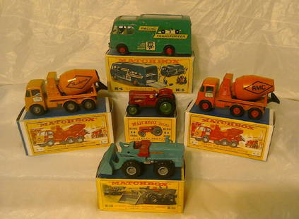 MATCHBOX LESNEY Vehicles KING SIZE: MATCHBOX LESNEY Vehicles KING SIZE VEHICLES + REPRO BOXES 5, K4 K-5, K-10, K-13, K-13