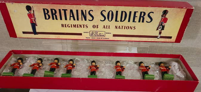 Britains soldiers regimen of all nations with box: registered 459993 made in England