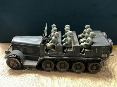 Tippco Halftrack + Crew. Pre War Original 1938 Rare!