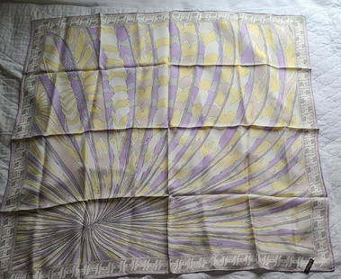 EMILIO PUCCI 100% silk scarf: EMILIO PUCCI 100% silk scarf Made in Italy Approx 34" x 34"