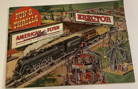 American Flyer Train AC Gilbert Catalogue ORIGINAL 1949: American Flyer Trains A.C. Gilbert Toy Catalog Erector Set1949 ORIGINAL PRINT