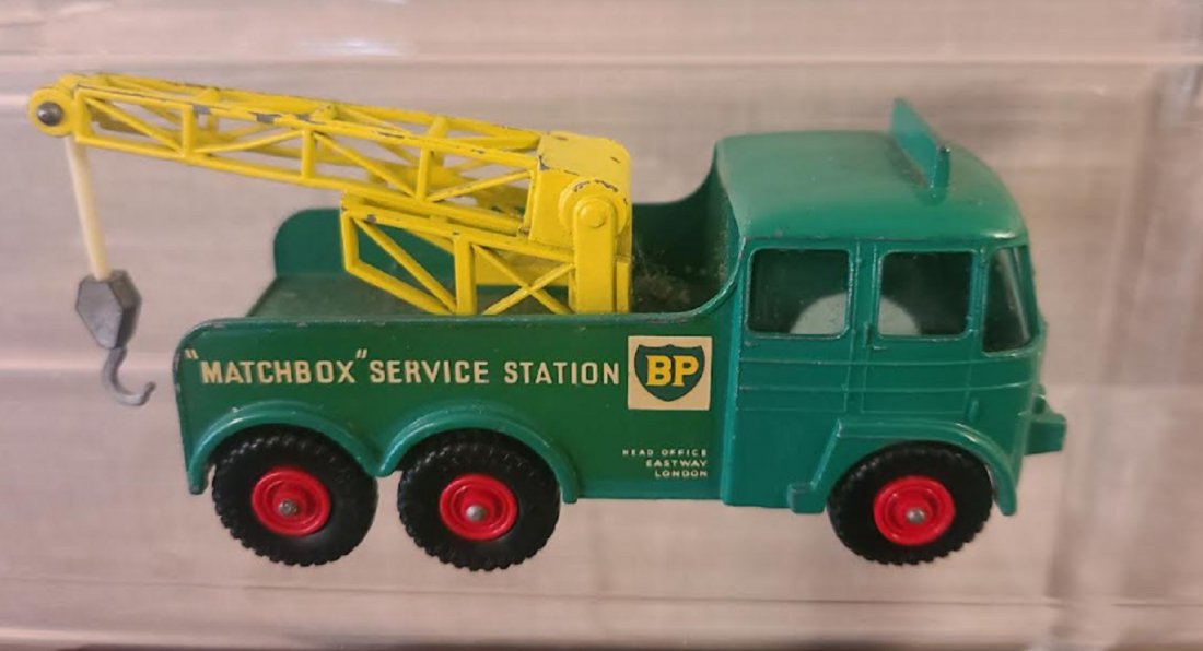 MATCHBOX LESNEY KING SIZE BP BREAKDOWN TRACTOR #12 (1 of 3)