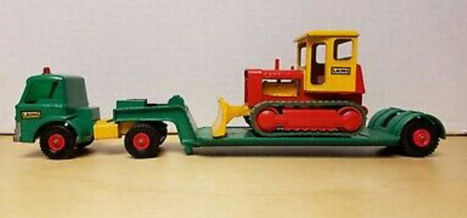 MATCHBOX LESNEY KING SIZE K17 DYSON LOW LOADER +: MATCHBOX LESNEY KING SIZE K17 DYSON LOW LOADER + TRACTOR