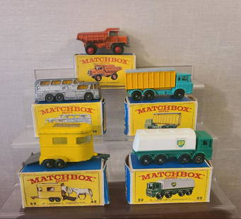 MATCHBOX LESNEY VEHICLES + ORIG BOX: MATCHBOX LESNEY VEHICLES + ORIG BOX