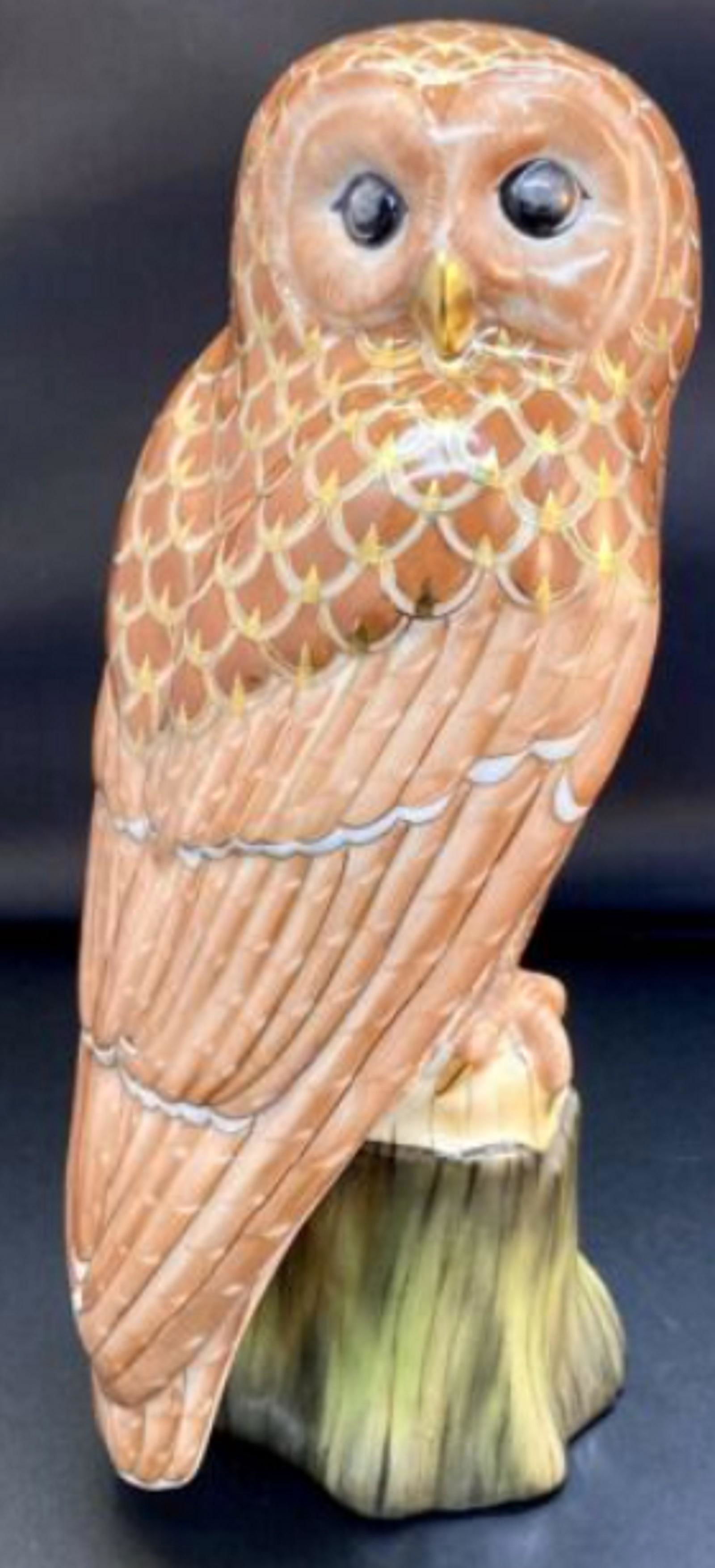 HEREND LARGE OWL RESERVE LIMITED EDITION #25/150 (1 of 6)