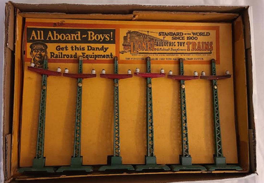 LIONEL TELEGRAPH POLES 60 IN ORIG BOX (1 of 3)