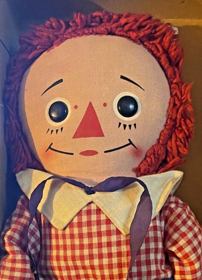 1971 Knickerbocker 15" Cloth RAGGEDY ANDY Doll In Original Box No. 0003 (1 of 5)