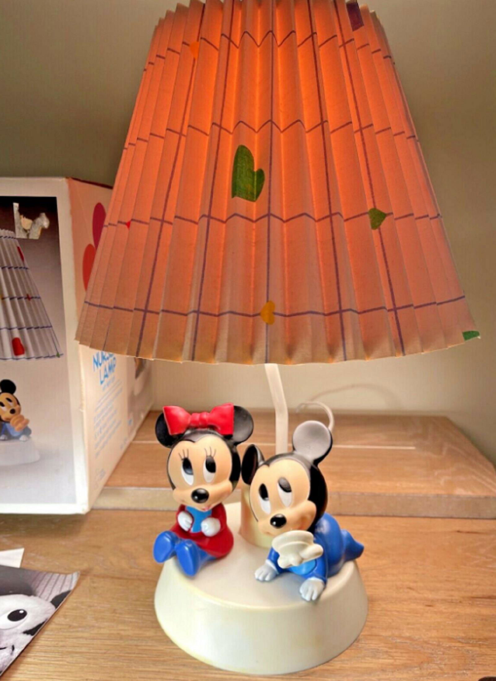 Disney Mickey Mouse  Lamp  with orig BOX (1 of 3)