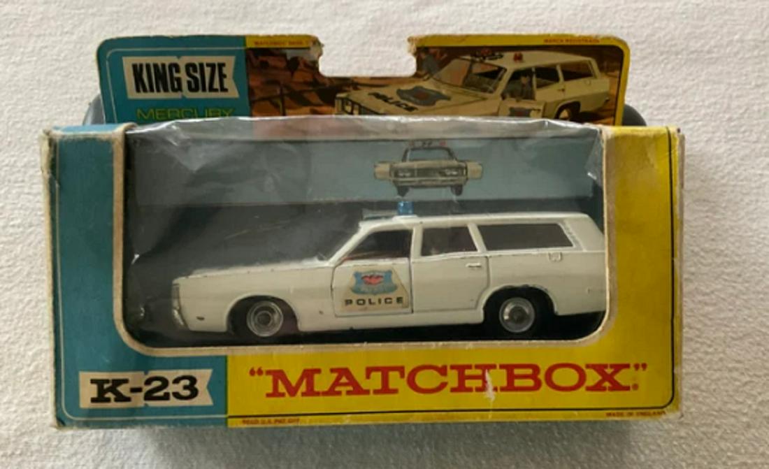 Matchbox K-23 King Size Mercury Police Car: Matchbox K-23 King Size Mercury Police Car