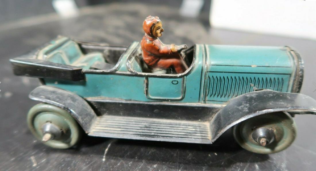 Karl Bub KBN Tin Plate Key Wind Up Open Convertible Touring Car (1 of 6)