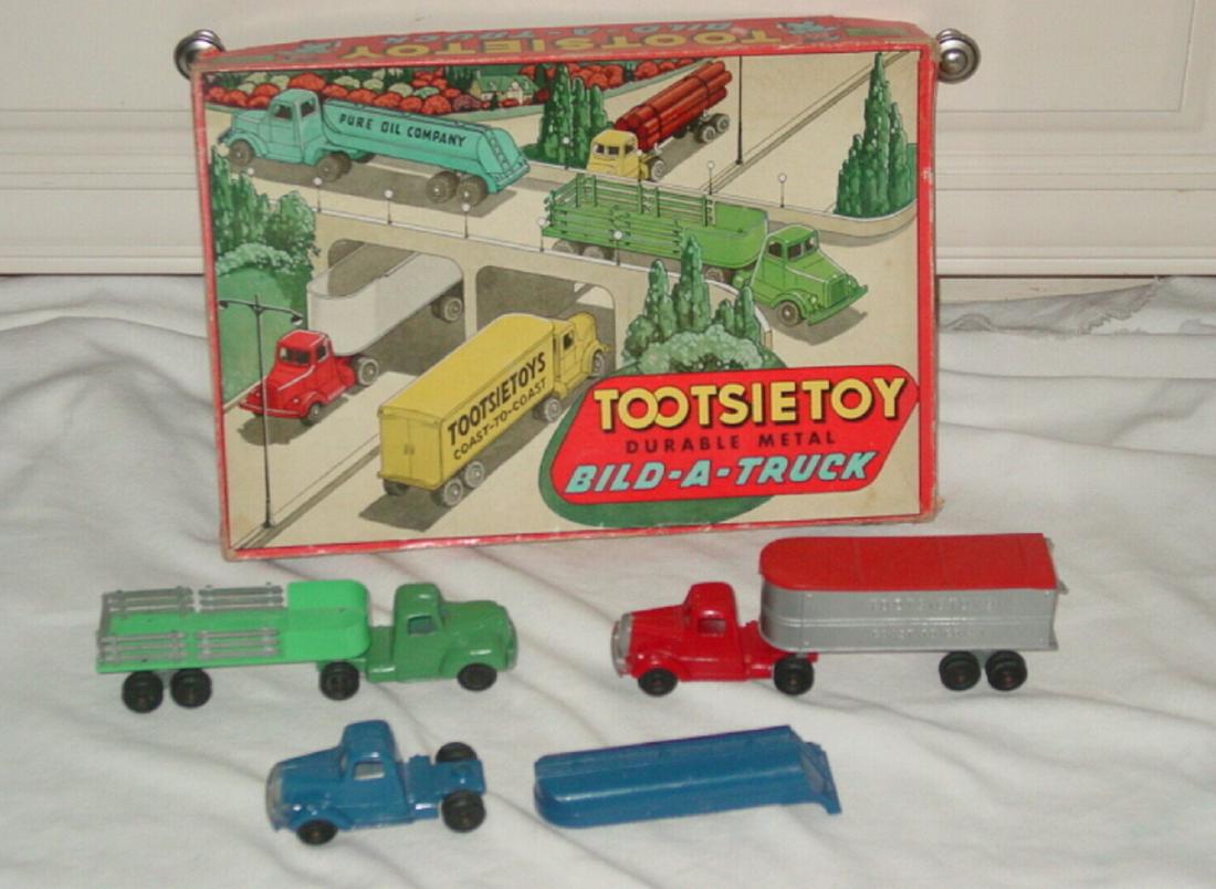 Tootsietoy durable metal Bild-a-truck set no. 7600 Boxed (1 of 6)
